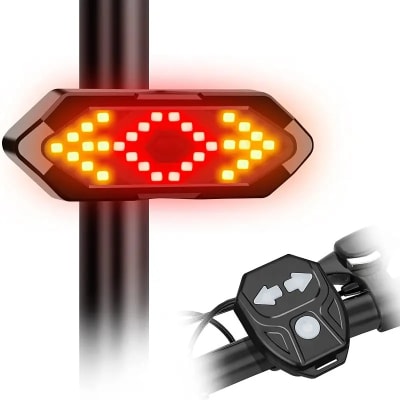 Luz con señalizacion para bicicleta1