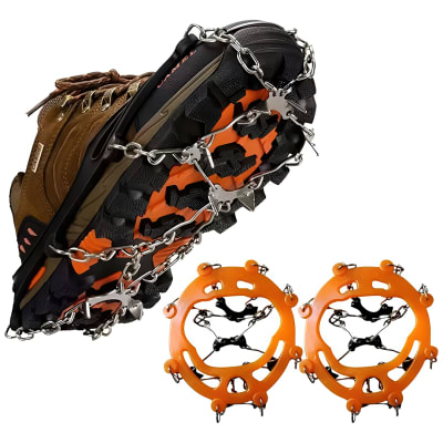 Crampones de acero antideslizantes1