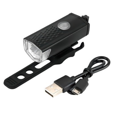 Luz Delantera LED Recargable USB para Bicicleta1