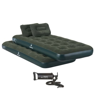 Set colchon inflable + bomba + 2 almohadas Klimber1