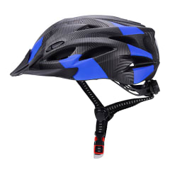 Casco de bicicleta con luz trasera