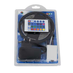 Luz led tira multicolor rgb