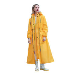 Chaqueta impermeable larga