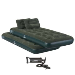Set colchon inflable + bomba + 2 almohadas Klimber