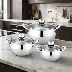 SET INOX ASAS PLATEADAS 6.3L - 3.8L - 2.0L 0
