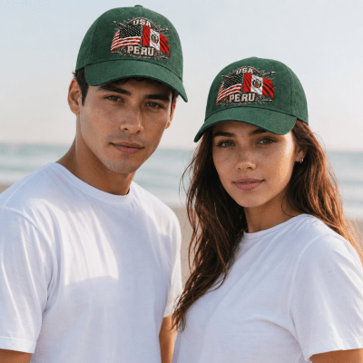 Gorra Alianza Estratégica USA-PERÚ Verde1