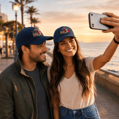 Gorra Alianza Estratégica USA-PERÚ Azul1
