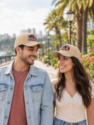 Gorra Alianza Estratégica USA-PERÚ Beige1