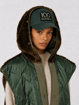 Gorra 100% Humano Verde1