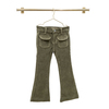 PANTALON FLARE COTELE VERDE