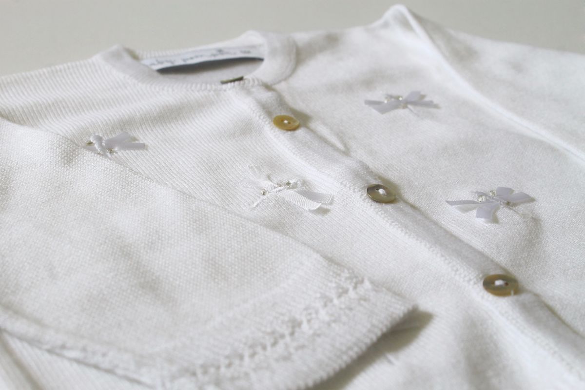 CHAQUETA MARIPOSA BLANCA