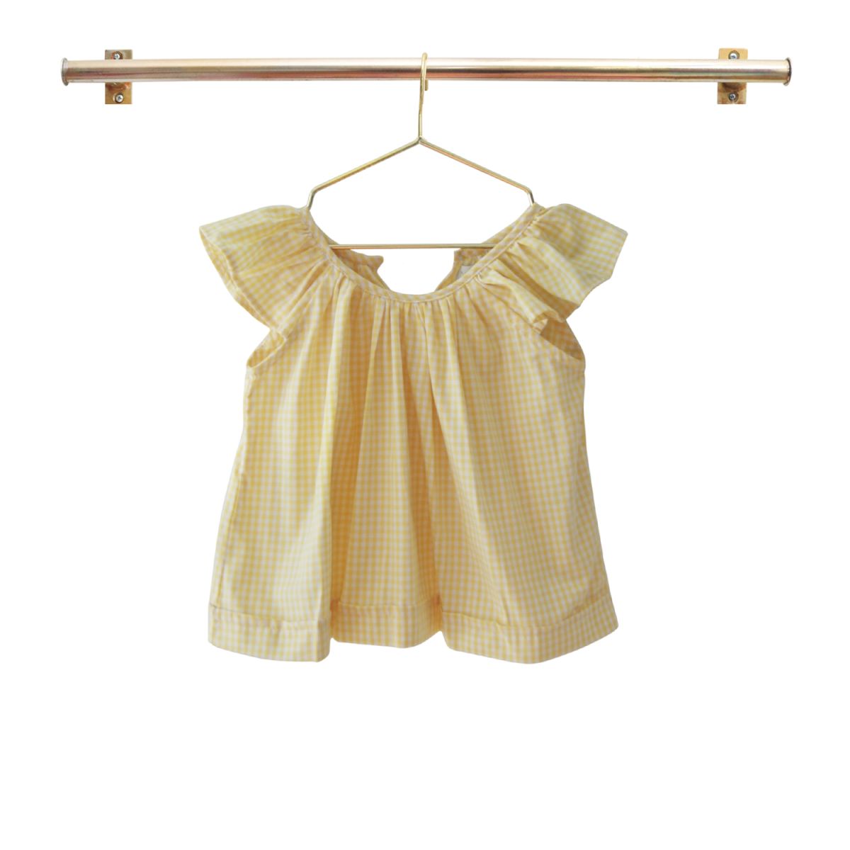 BLUSA ALAS CUADRILLE AMARILLO