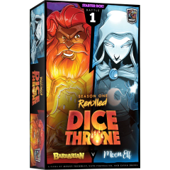 Dice Throne Bárbaro vs Elfa Lunar
