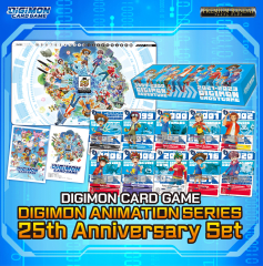 Digimon Card Game: PB20 Digimon Animation Series 25th Anniversary Set