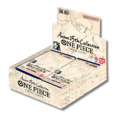 One Piece Card Game: EB02 Anime 25th Collection Extra Booster Display