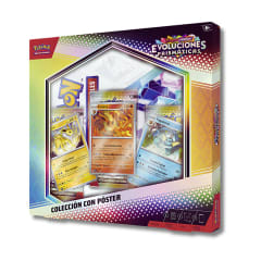 Pokémon: Evoluciones Prismáticas Colección con Poster