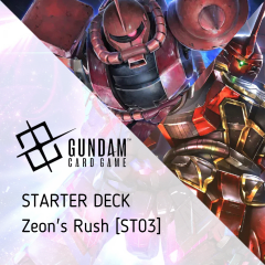 Gundam Card Game: ST03 Starter Deck Zeon's Rush