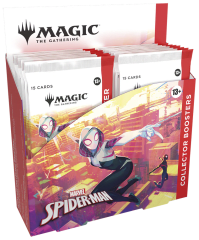 Magic the Gathering: Universes Beyond Marvel Spider-Man Collector Booster Display