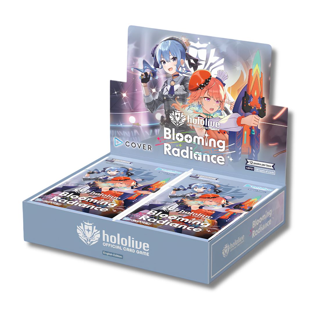 Hololive Card Game: hBP01 Blooming Radiance Booster Display1