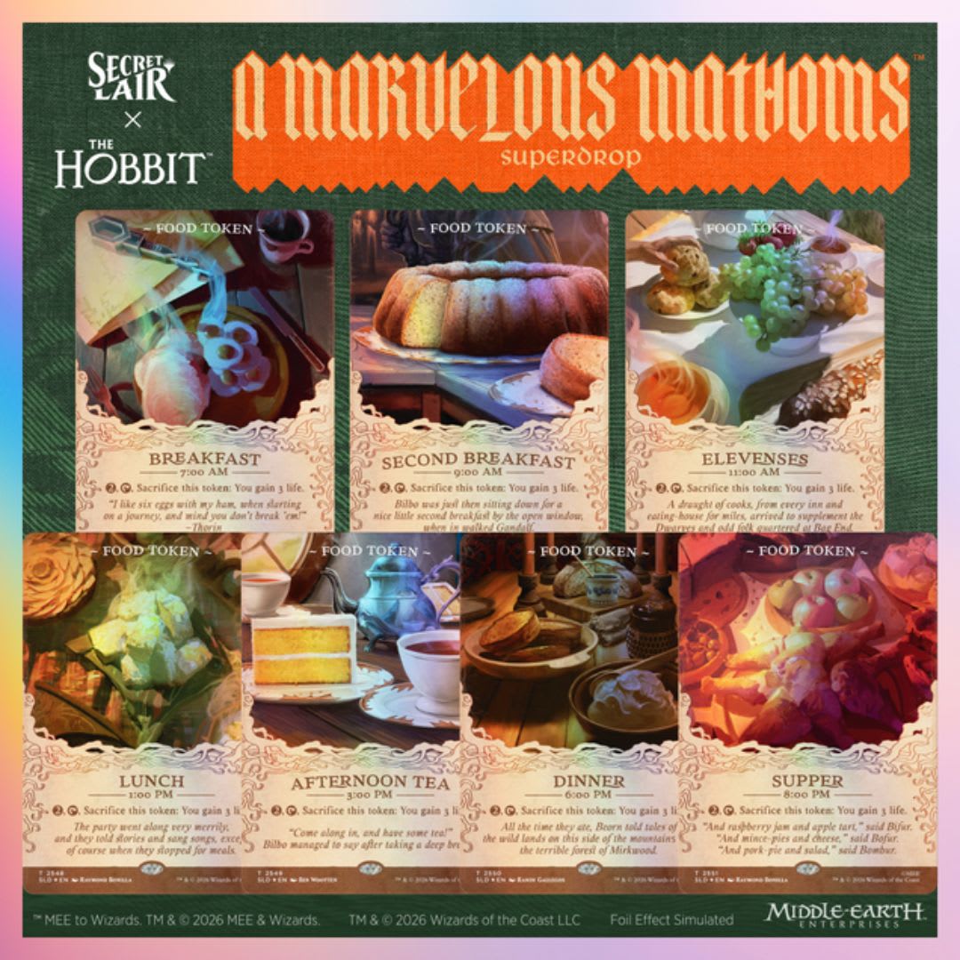 [PREVENTA] Magic the Gathering: Secret Lair - The Hobbit: Second Breakfast and Beyond1