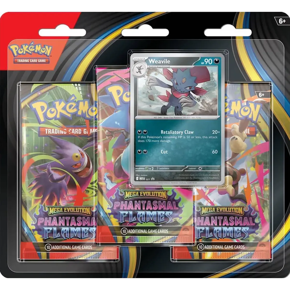 Pokémon: Mega Evolutions – Phantasmal Flames 3-Pack Blister1