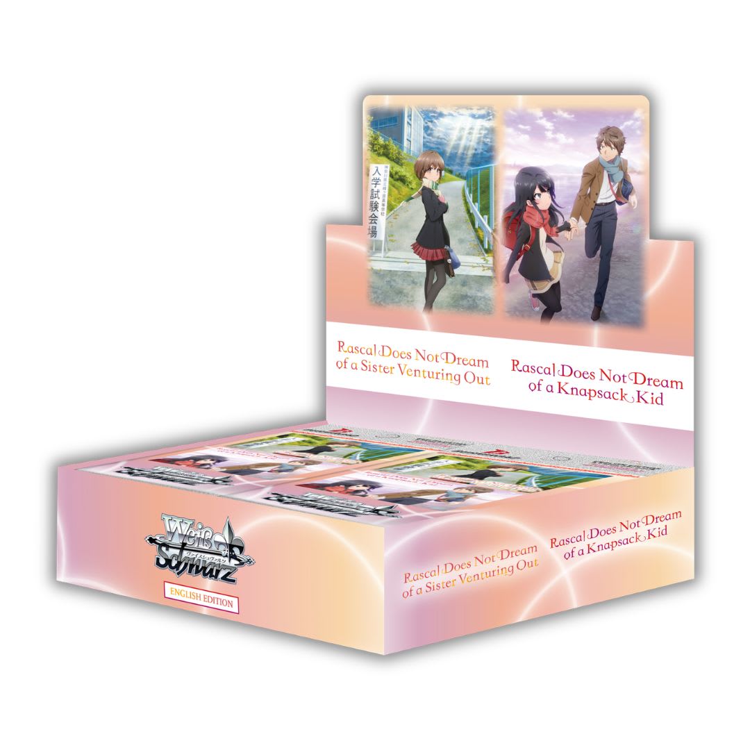 Weiss Schwarz: Rascal Does Not Dream Series Booster Display1