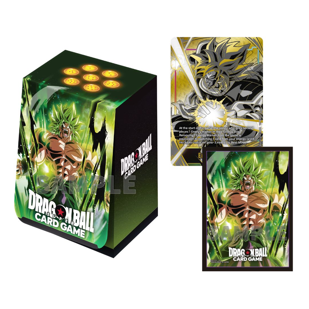 Dragon Ball Super Card Game Fusion World: Official Card Case and Card Sleeves Set 04 Broly1