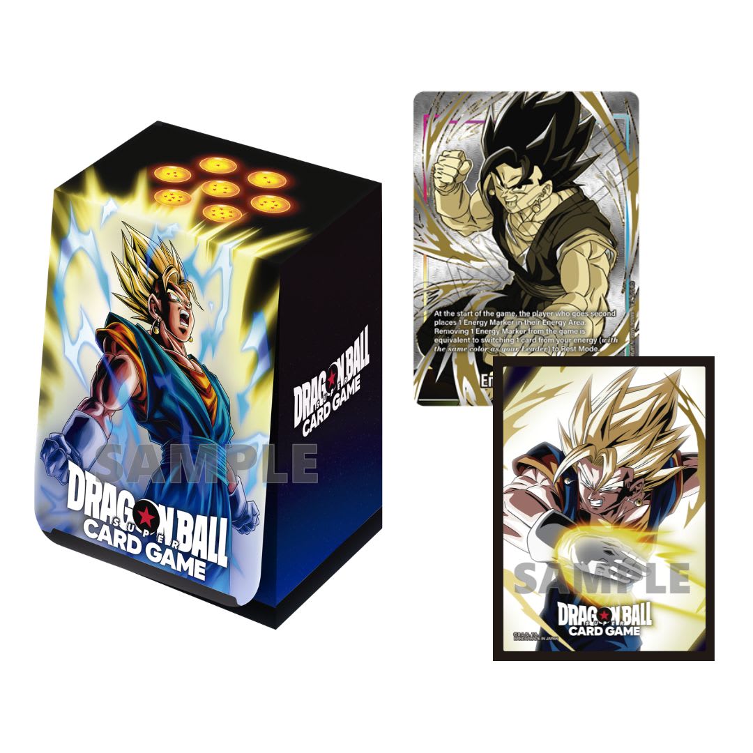 Dragon Ball Super Card Game Fusion World: Official Card Case and Card Sleeves Set 02 Vegito1