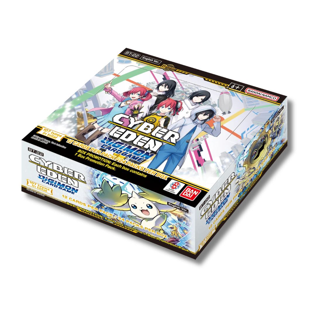 Digimon Card Game: BT22 Cyber Eden Booster Display1