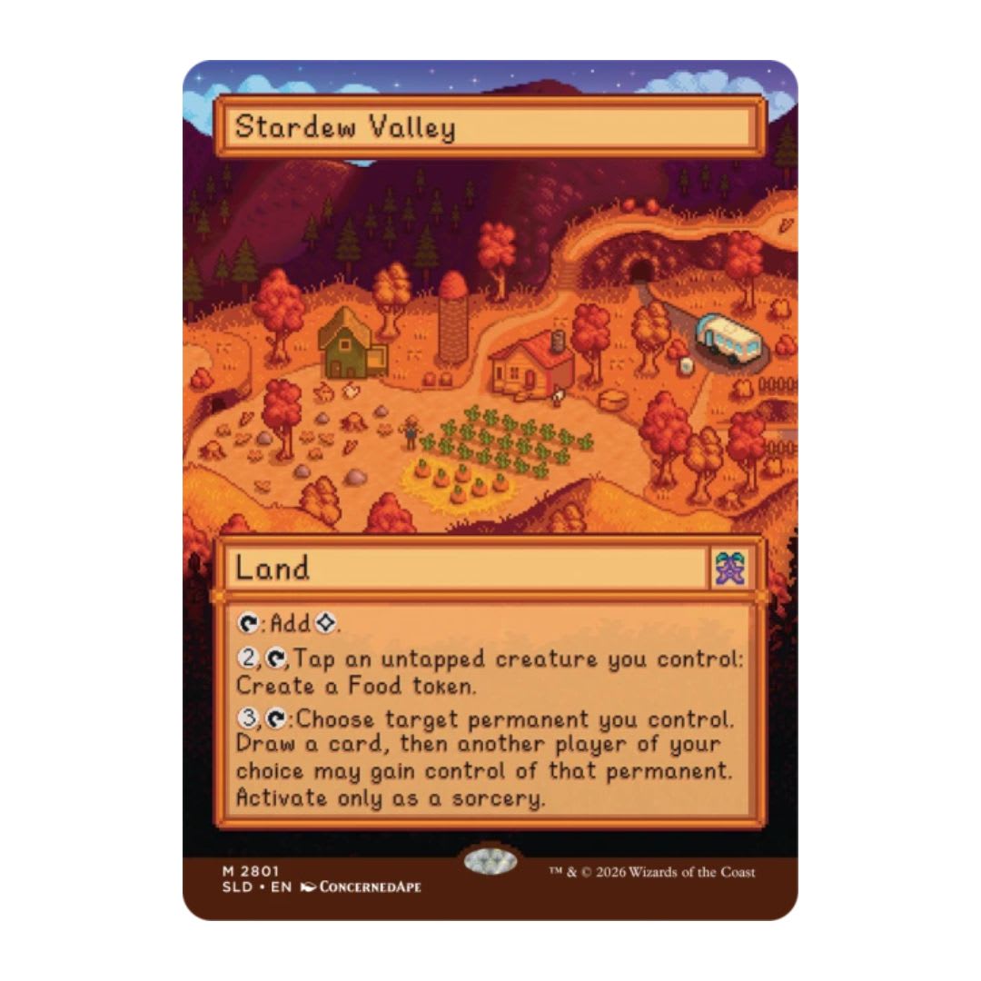 Magic the Gathering: Secret Lair - Stardew Valley: Welcome to Stardew Valley2