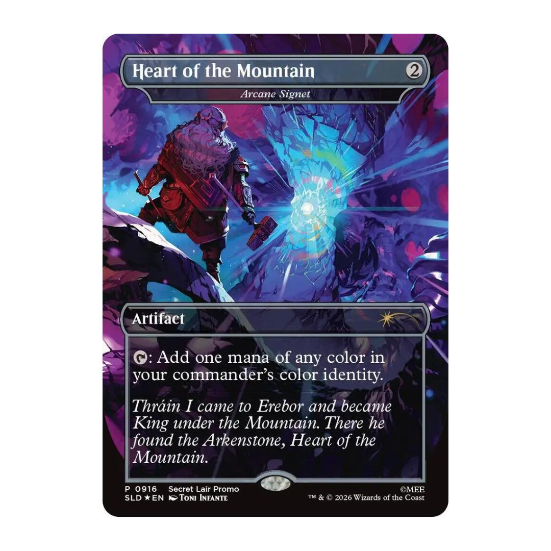Magic the Gathering: Bonus Secret Lair x The Hobbit - Arcane Signet As 