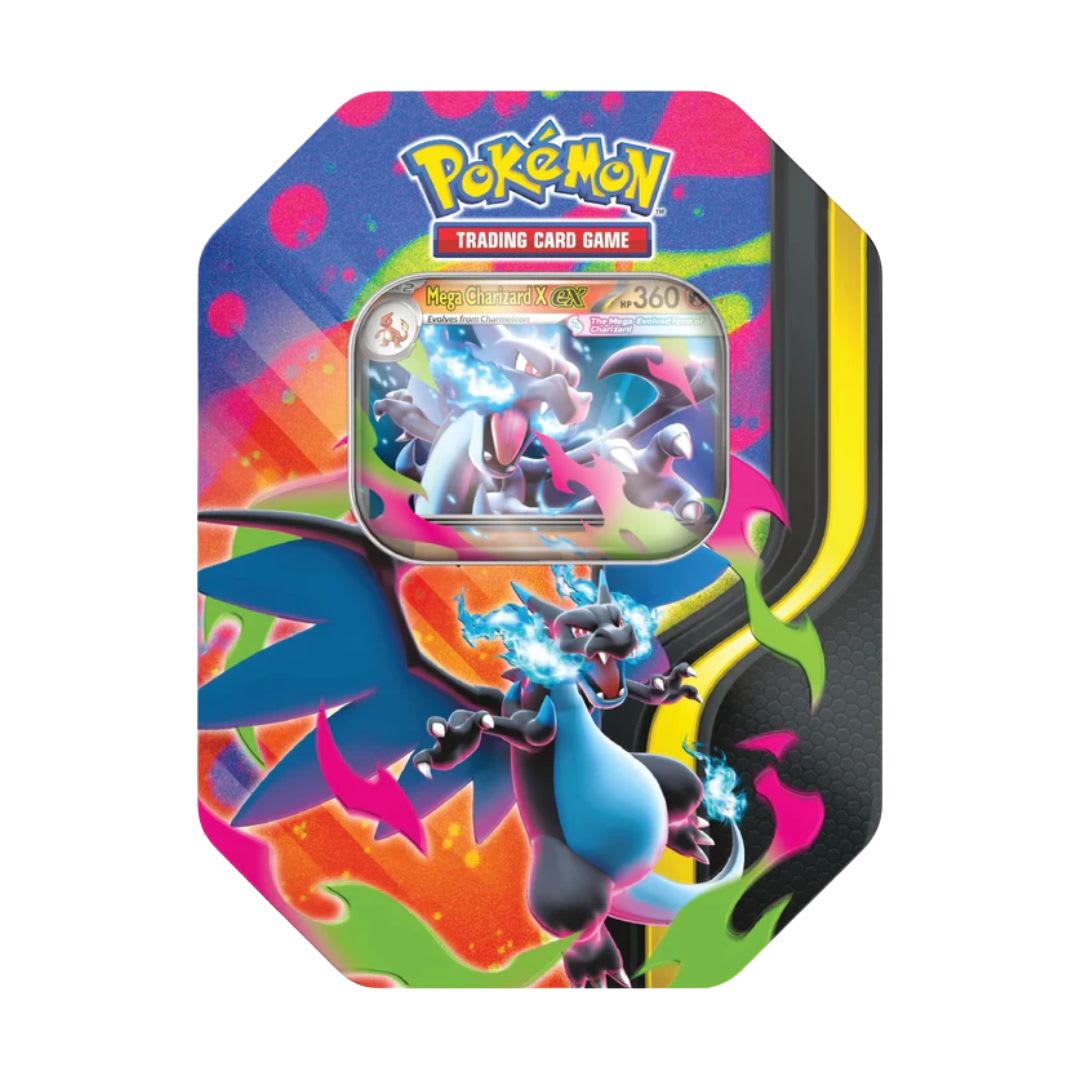 Pokemon TCG: Mega Charizard Tin Case1
