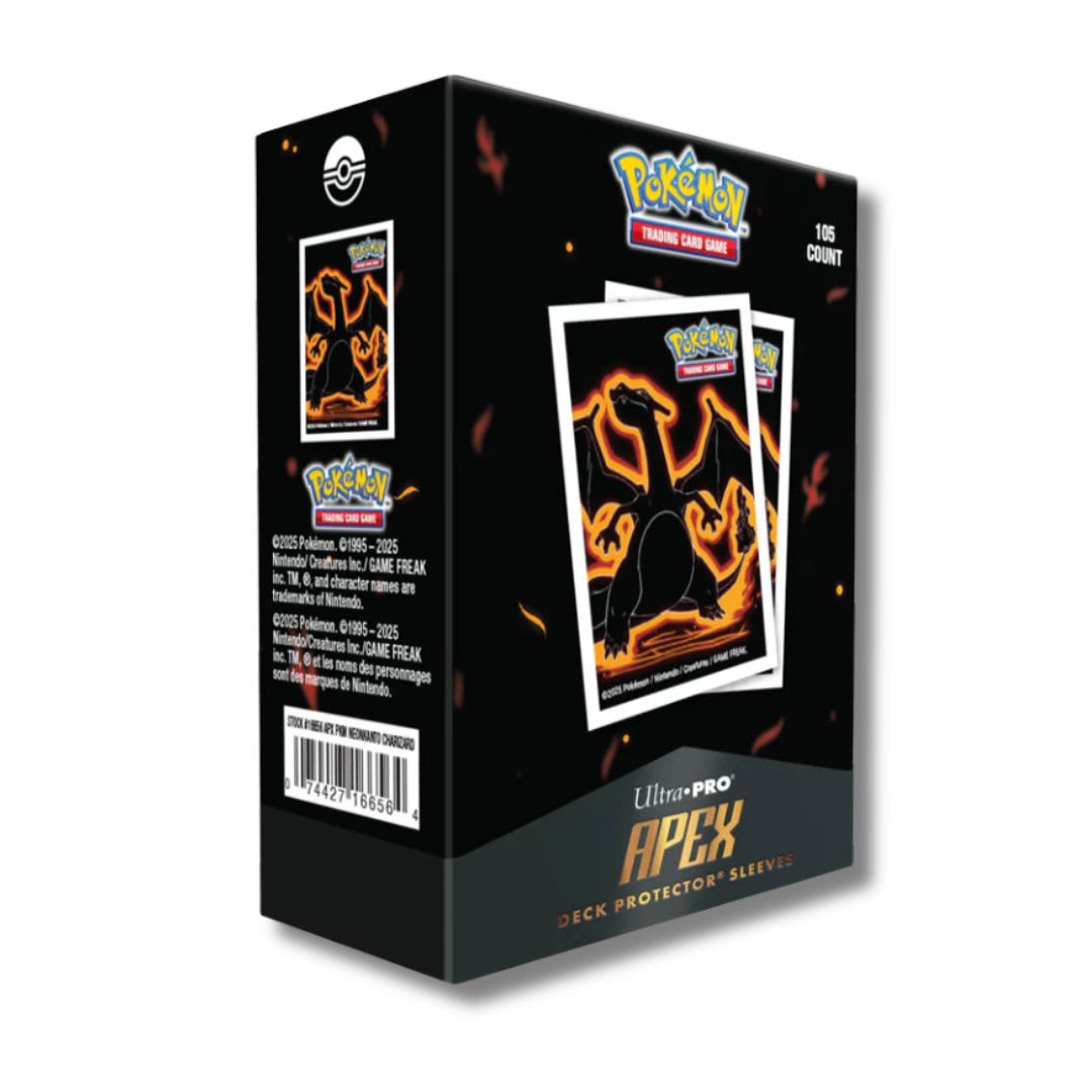 Deck Protectors: Pokemon Apex - Neon Kanto - Charizard1