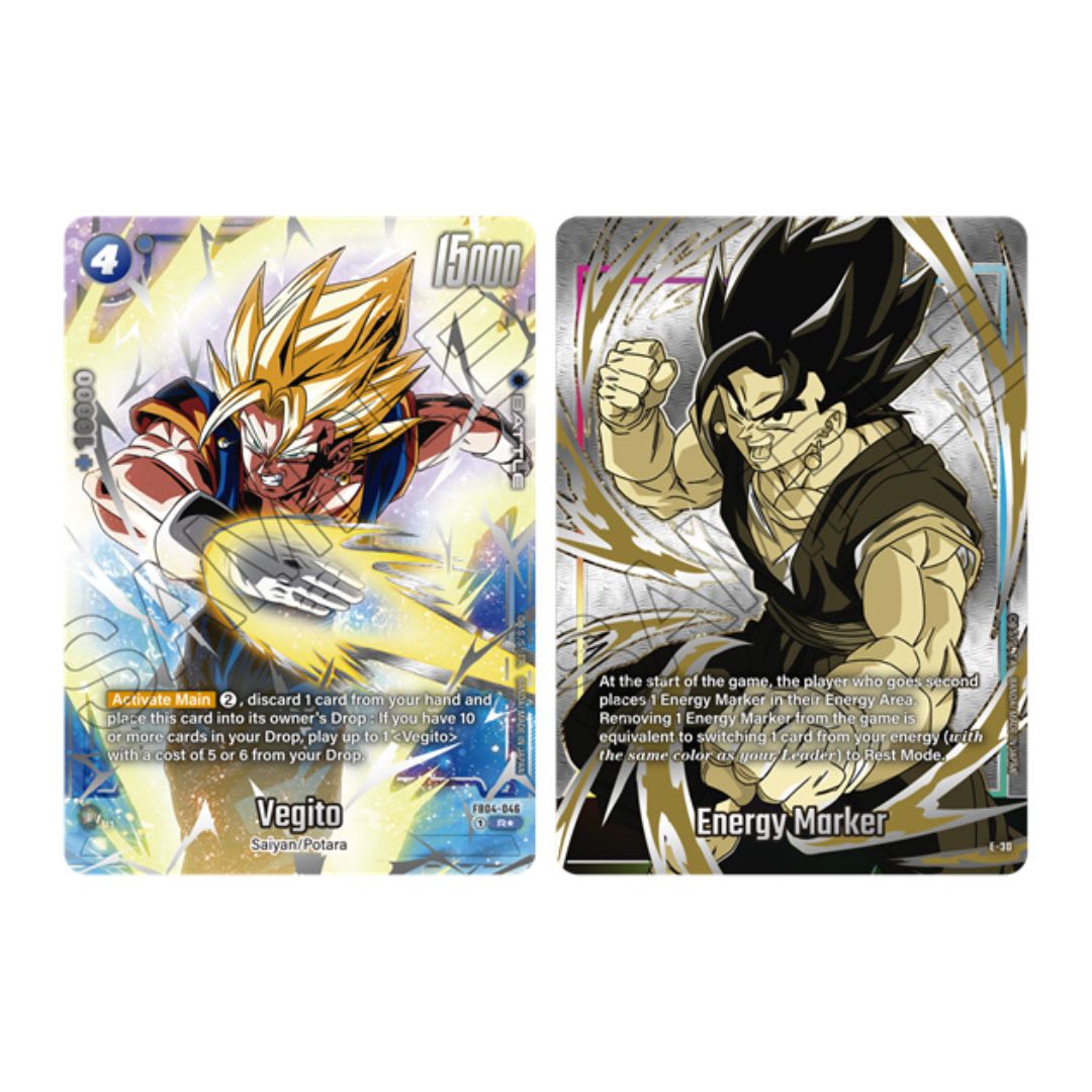 Dragon Ball Super Card Game Fusion World: Official Card Case and Card Sleeves Set 02 Vegito3