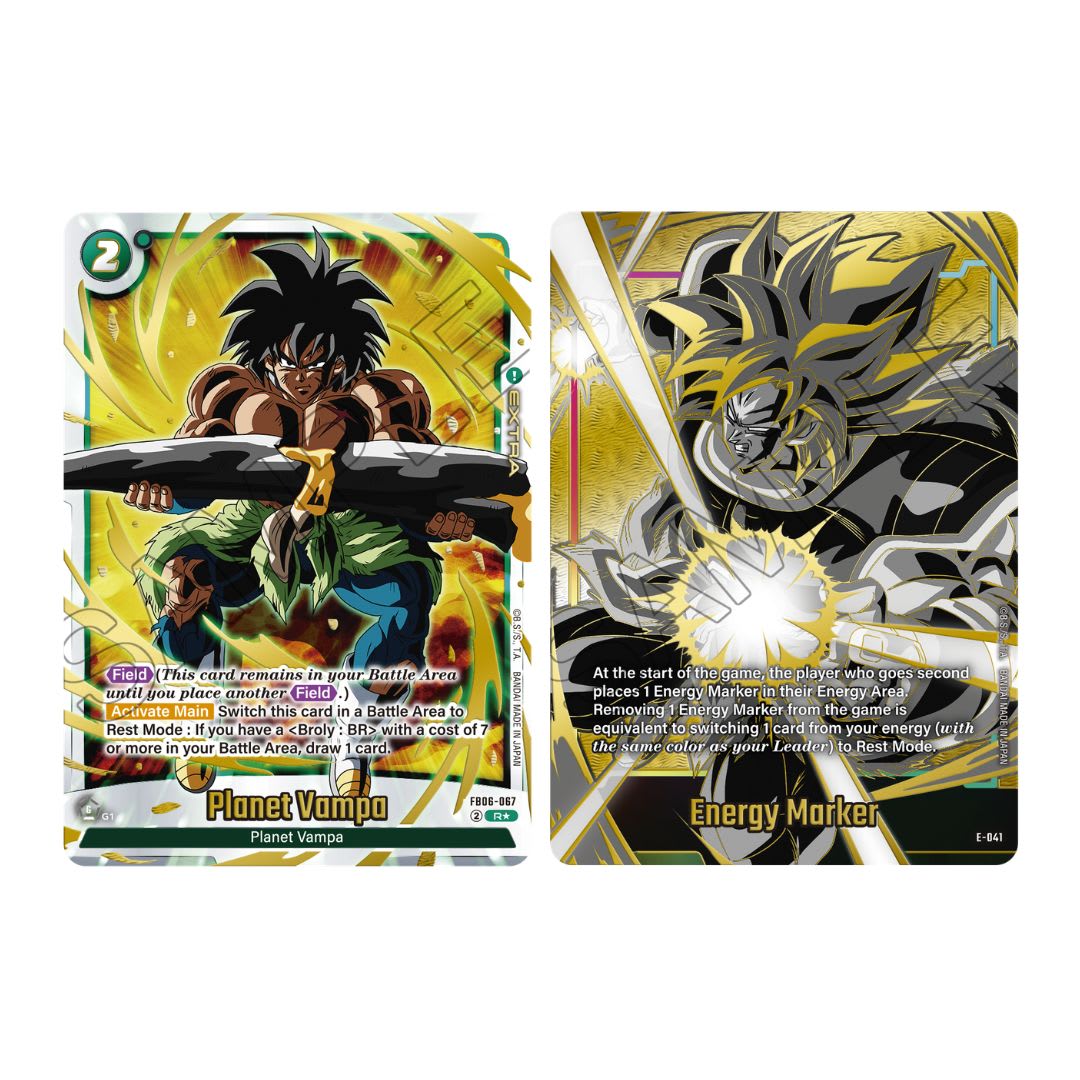 Dragon Ball Super Card Game Fusion World: Official Card Case and Card Sleeves Set 04 Broly3