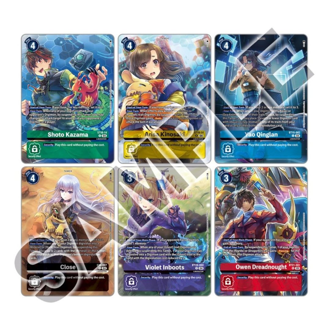 Digimon Card Game: PB22 Digimon Liberator DEBUGGERS Set4