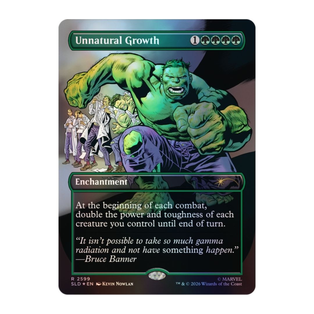 [PREVENTA] Magic The Gathering: Secret Lair x Marvel - Hulk SMASH!6