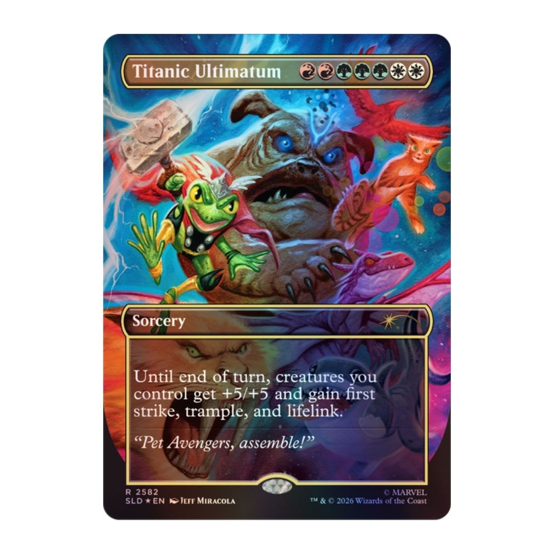 [PREVENTA] Magic The Gathering: Secret Lair x Marvel - Earth's Mightiest Pets7