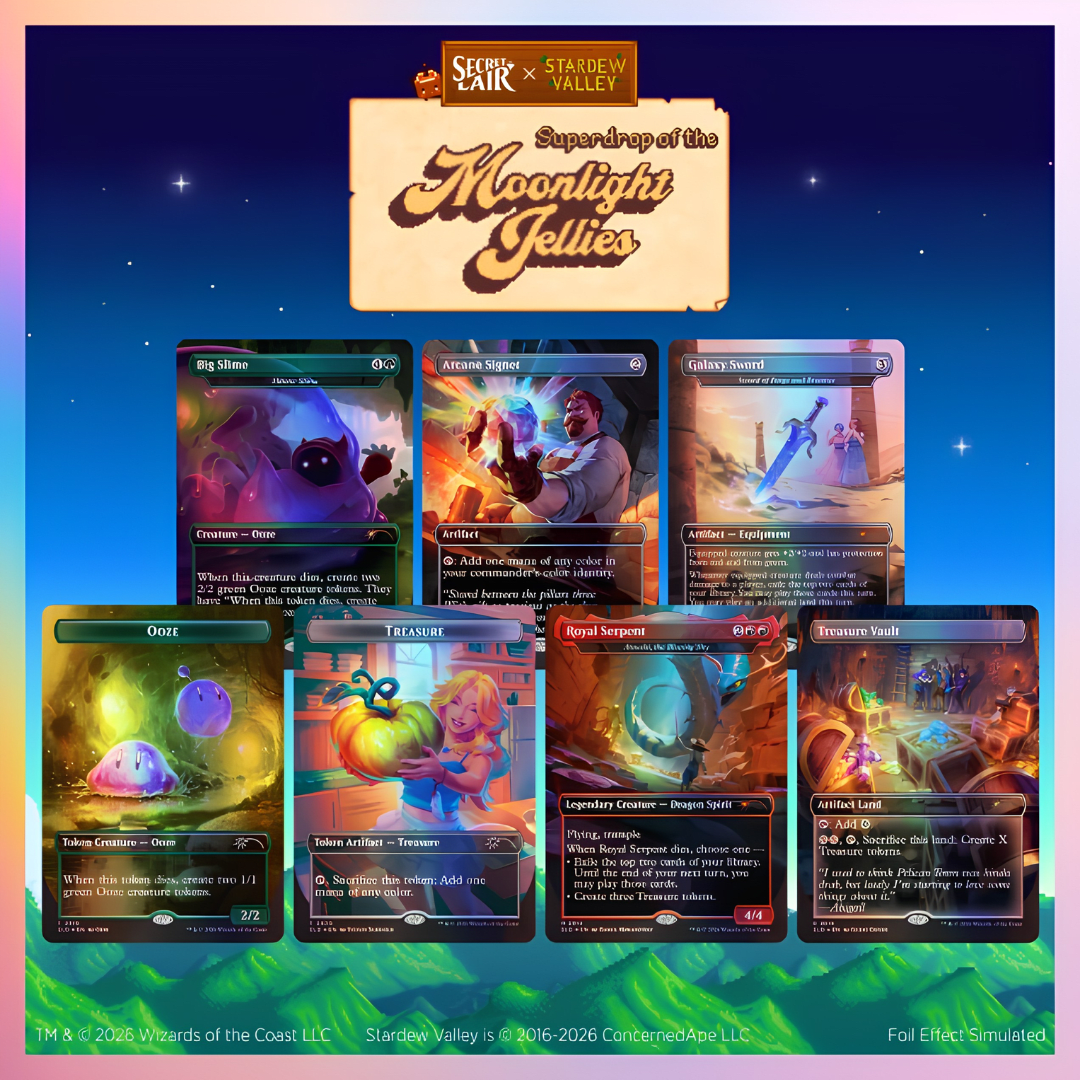 Magic the Gathering: Secret Lair - Stardew Valley: A Flicker in the Deep9