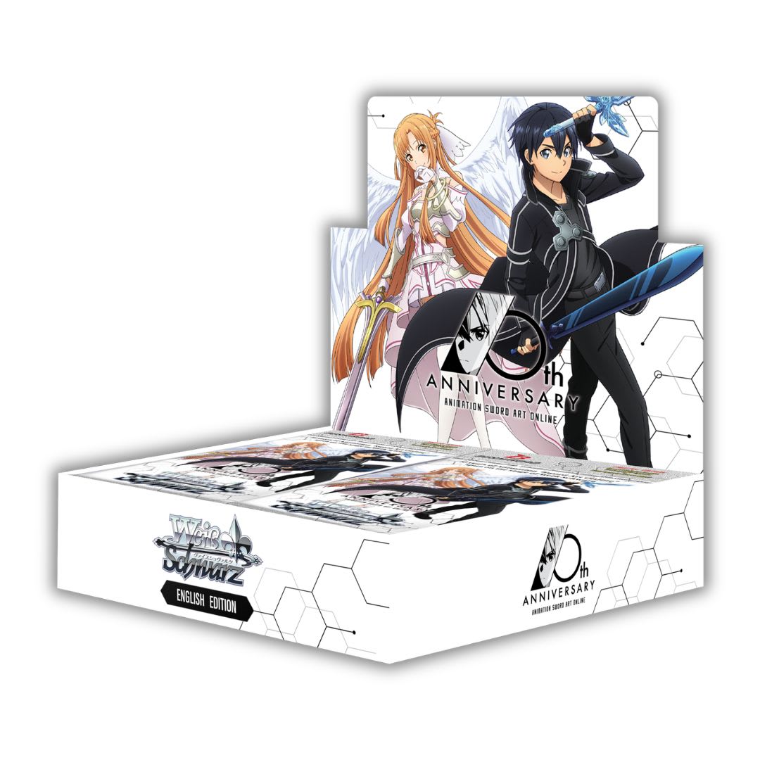 Weiss Schwarz: Animation Sword Art Online 10th Anniversary Boosters Display1