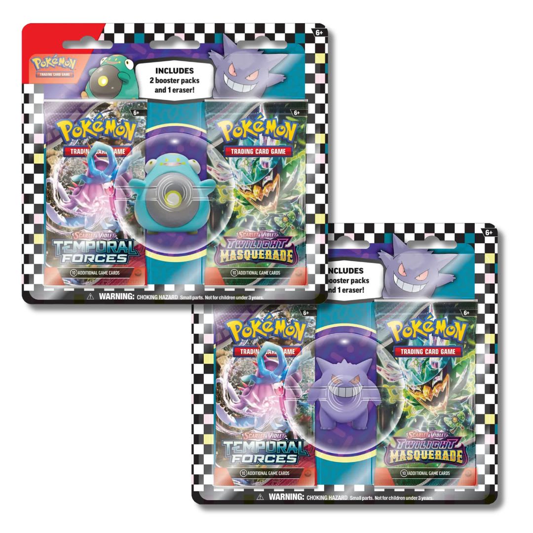Pokémon: Back to School Eraser Blister 20241