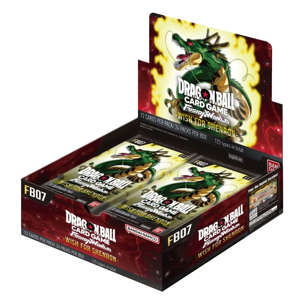 Dragon Ball Super Card Game Fusion World: FB07 Wish for Shenron Booster Display1