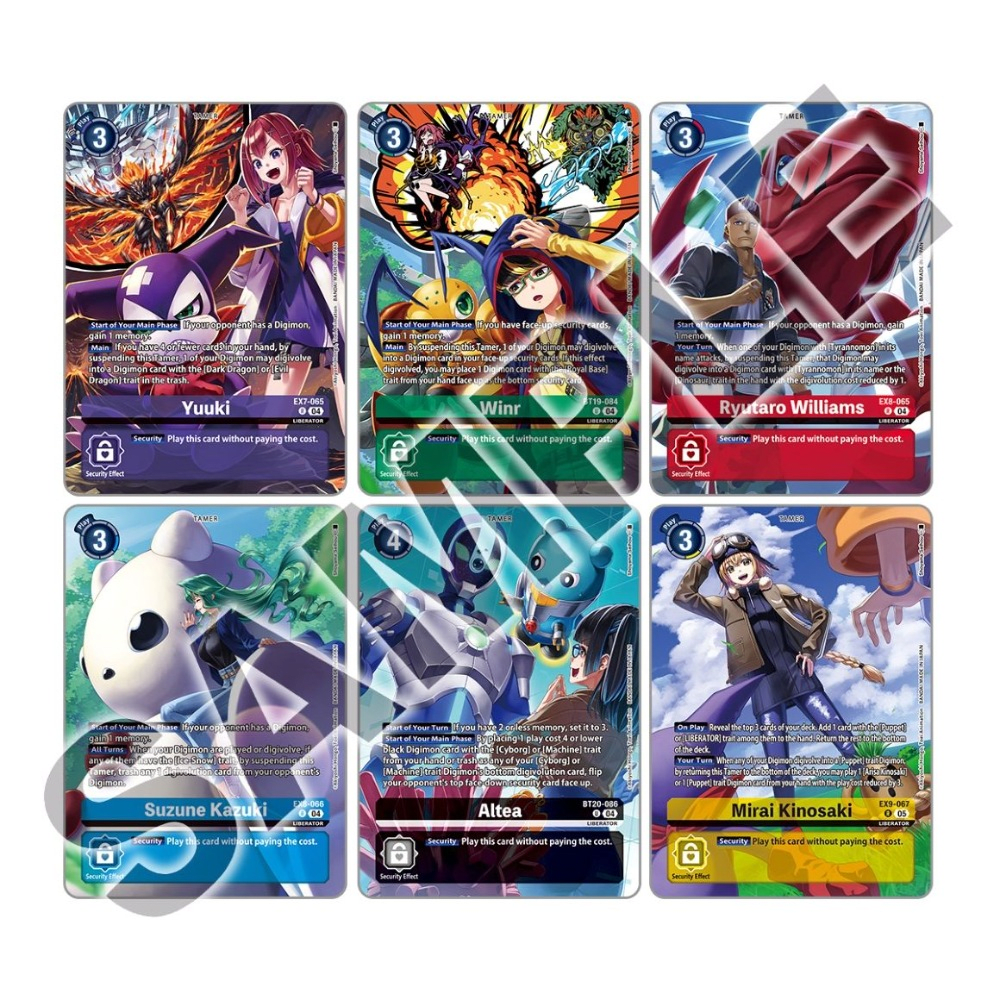 Digimon Card Game: PB22 Digimon Liberator DEBUGGERS Set4