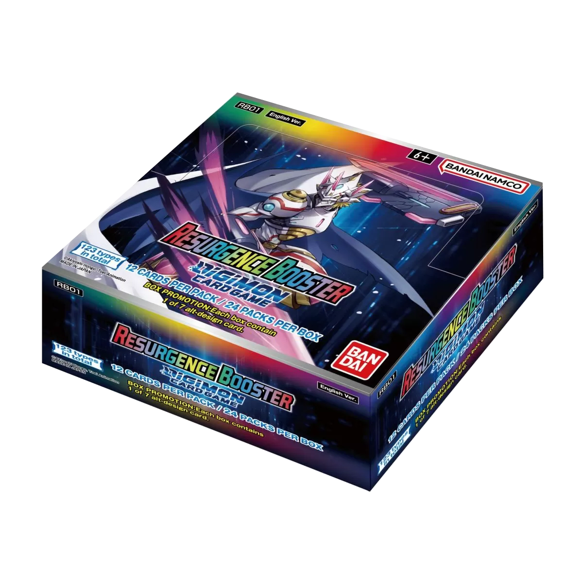 Digimon Card Game: RB01 RISING WIND Booster Display1