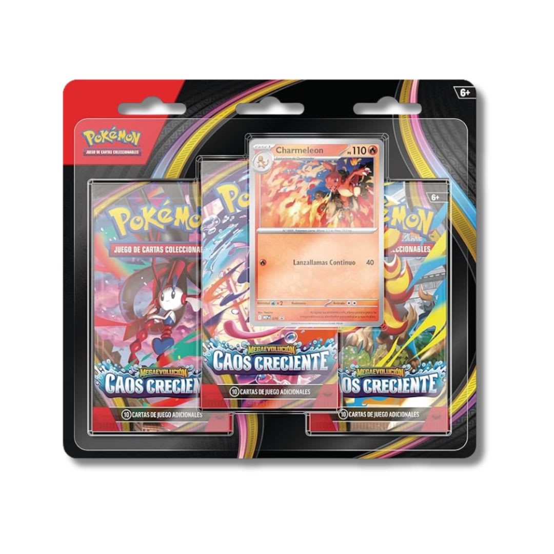 Pokémon: Caos Creciente 3-Blister Pack1