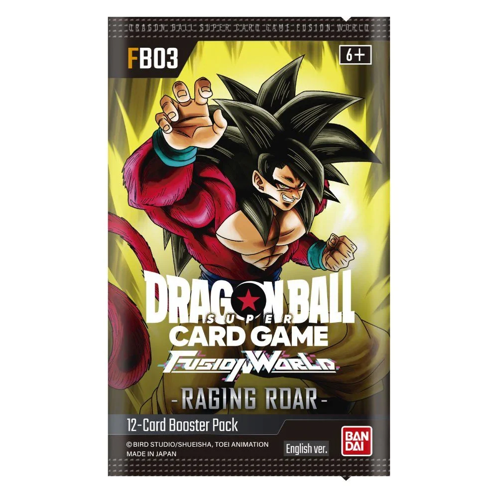Dragon Ball Super Card Game Fusion World: FB03 Raging Roar Booster Pack1