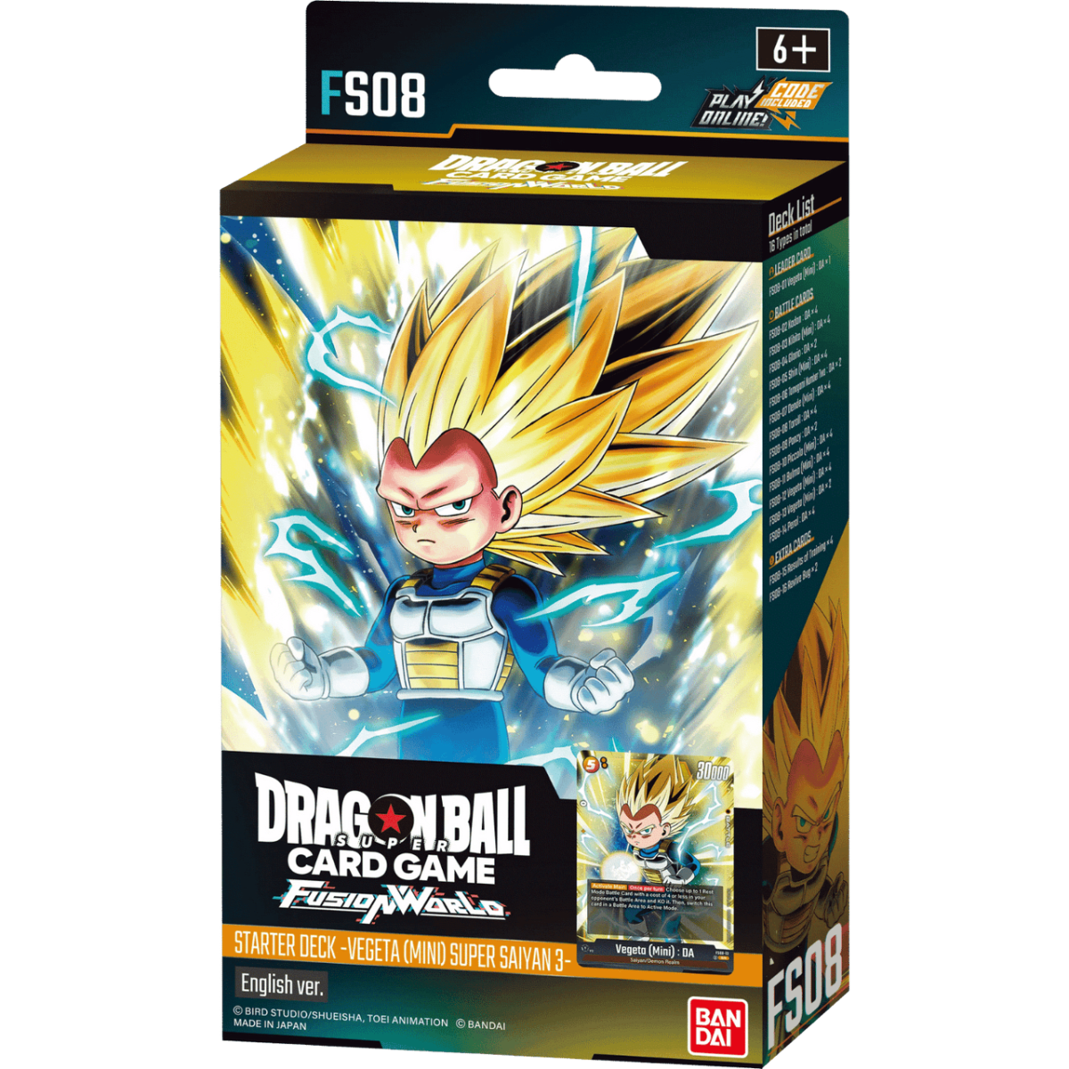 Dragon Ball Super Card Game Fusion World: FS08 Starter Deck Vegeta Mini Super Saiyan 31