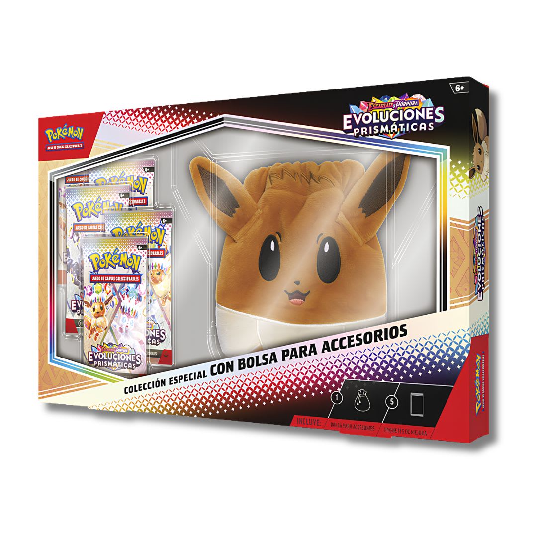 Pokémon: Evoluciones Prismáticas Colección Especial con Bolsa Para Accesorios1