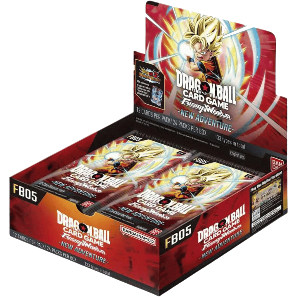 Dragon Ball Super Card Game Fusion World: FB05 New Adventure Booster Display1