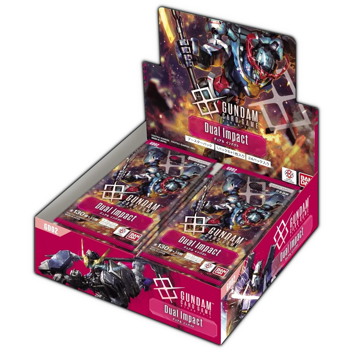 Gundam Card Game: GD02 Dual Impact Booster Display1